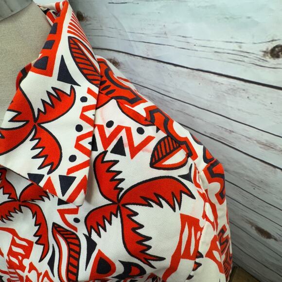 VTG McDonalds Uniform Men Hawaiian Camp Shirt & Woman Mumu Dress Employee Luau - Picture 15 of 15